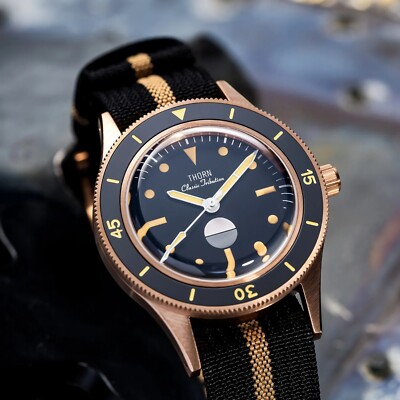 THORN Fathoms Fifty CUSN8 Bronze NH35 Diver 200M Automatic Watch 