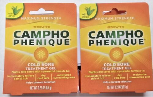Campho Phenique Cold Sore and Fever Blister Treatment for Lips, Maximum Strength