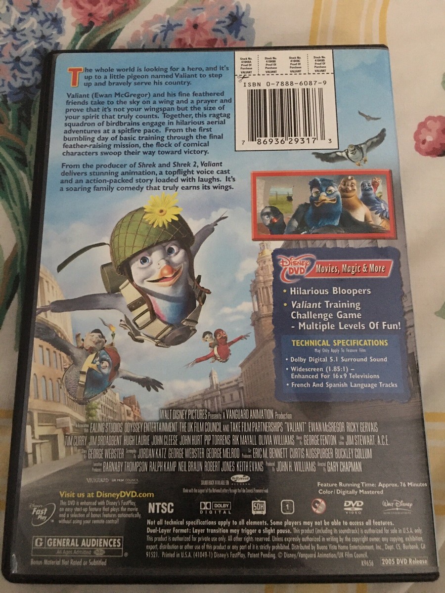 Valiant DVD, Walt Disney, 2005 | eBay Valiant DVD, Walt Disney, 2005 | eBay