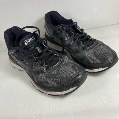 Asics Women's Gel Nimbus 19 T750N Black Running Shoes Sneakers Size 10.5