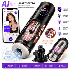 Automatic Male Sucking Masturbaters Cup HandsFree Thrusting Stroker Men Sex Toys
