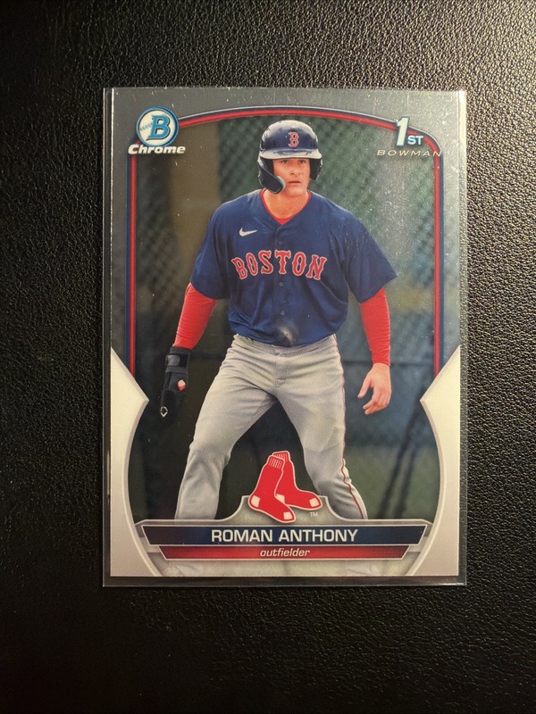 Roman Anthony RC 2023 Bowman Baseball 1st Chrome Prospects #BCP-71 Red Sox