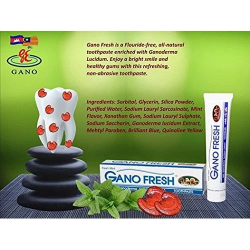 2 Boxes x 150g GANO EXCEL GANO FRESH TOOTHPASTE GANODERMA
