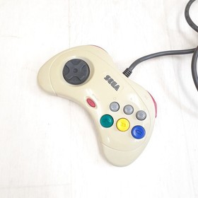 Sega Saturn Console Bundle w/ 2 Controllers 8 Games Tested Japan White HST-3220