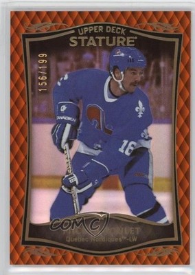 2024 Upper Deck Stature 2023-24 Base Legends Orange /199 Michel Goulet HOF 6o3