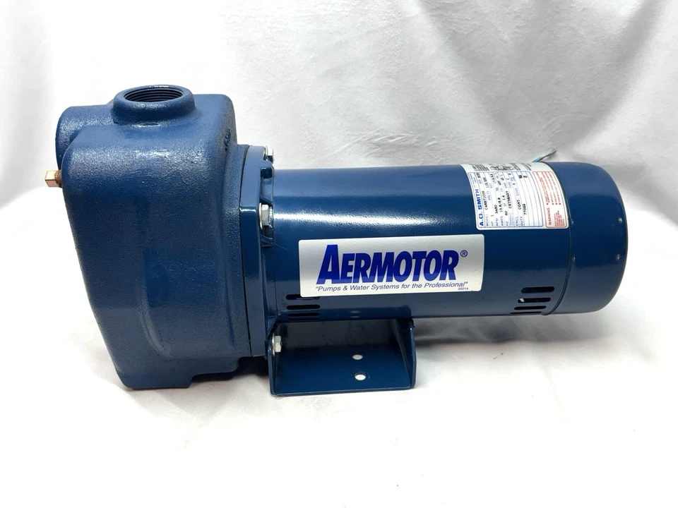 Aermotor Centrifugal Pump SPTM1001, 1 HP Self Priming, 115/230v, 1 Phase, New - Image 2 of 4