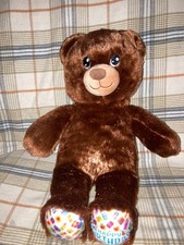 Build a Bear Workshop Dark Brown Happy Birthday Bear