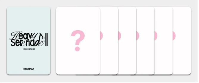 NMIXX MAKESTAR POB Photocard [ Heavy Serenade ] Official_ 6 Type