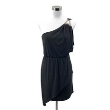 Laundry by Shelli Segal Womens Mini Dress 2 Black Embellished Party Evening Chic