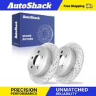 Rear Drilled Slotted Brake Rotors for Jeep TJ Wrangler 2003-2007 Liberty