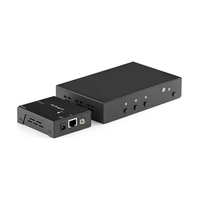 StarTech.com HDMI Extender Over CAT6 with 3 Port Video Switch, 4K 30Hz/115ft,...