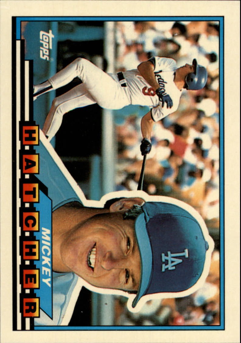 1989 Topps Big #63 Mickey Hatcher - BB