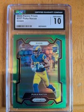 2023 Panini Prizm - Rookies Puka Nacua #357 Green Prizm (RC)