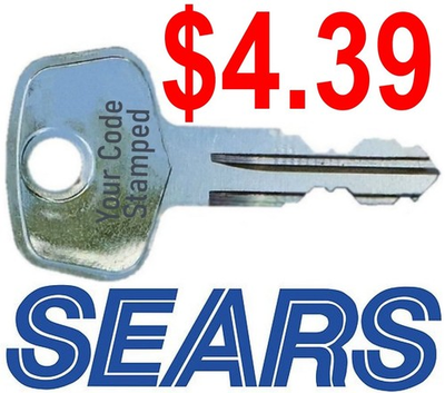 #ad #ad SEARS Replacement Key X cargo Roof Rack Karrite Ski Carrier Skyline Sportrack XL $4.39