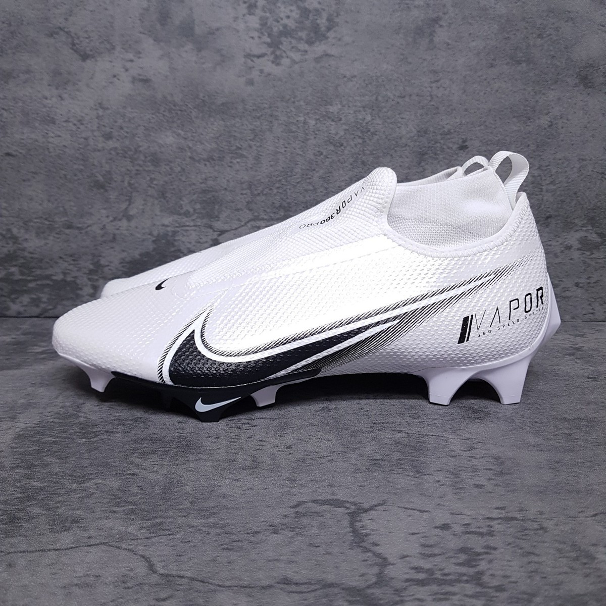NIKE Vapor Edge Pro 360 Football Cleats‎ Mens 13 White Black Panda Nby NIKE Vapor Edge Pro 360 Football Cleats Mens 13 White Black  main image 3