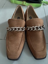 Nine West Women's Size 8M Oriah Mustard Color Dress Shoe Suede