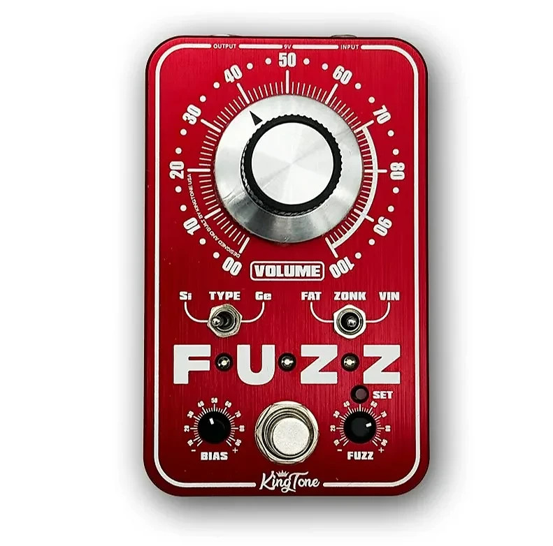 【KING TONE GUITAR】 mini FUZZ V2 KingTone miniFUZZ V2 in Red BRAND NEW W/ WARRANTY! FREE SHIPPING