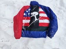 Vintage Polo Ralph Lauren P Wing Snowbeach Stadium Rare 1992 Jacket Size Large