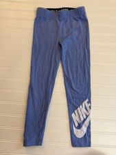 Girls Nike Stretch Pants Leggings, Size 6X periwinkle blue