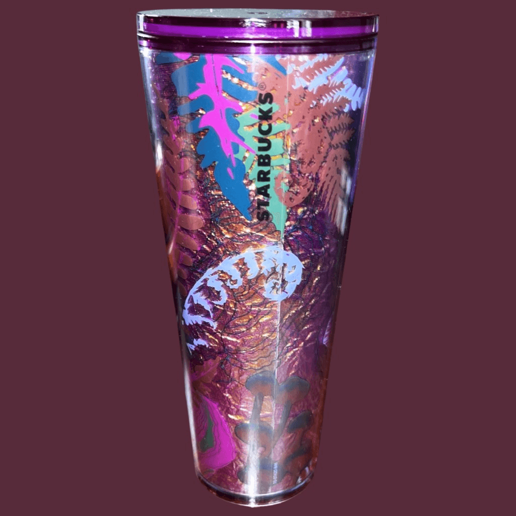 2022 Starbucks Mushroom Berry Woodland Tumbler 24oz Cold Cup