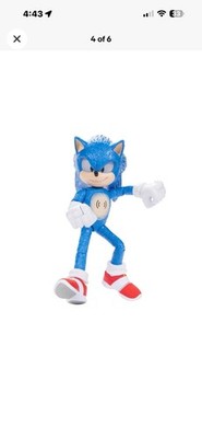 Sonic Hedgehog Ultimate Talking Sonic Figure 30+ Phrases Lights