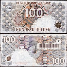 Netherlands. 100 Guilders 9-1-1992 (WPM 101) 1124977474 VF-EF.