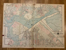 Detailed large plat map. Rosemont Area (PLAN 27) Washington D.C.  1931