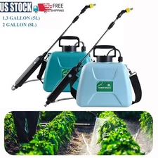 Electric Sprayer Backpack Garden Sprayer Rechargeable Spray 1.35 /2.1 Gallon