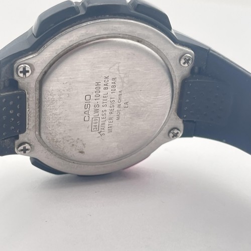 Reloj deportivo digital Casio rosa negro WS-1000H 100M resistente al agua temporizador para mujer - Imagen 6 de 8