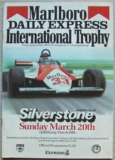 SILVERSTONE 20. März 1983 MARLBORO DAILY EXPRESS INTL TROPHY A4 offizielles Programm