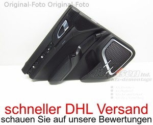 Türverkleidung Burmester Leder Schwarz hinten links Porsche Cayenne 958