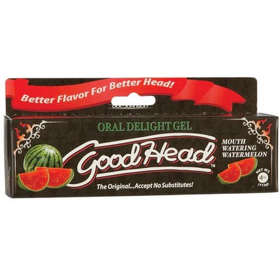 Doc Johnson Good Head Gel Oral Throat Lube Watermelon 4 Oz