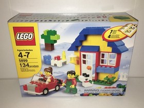 2010 Lego 5899 House Building Set Box + Instructions Used Incomplete