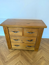 Next Hartford 4 Drawer Chest of Drawers, table. Solid wood.