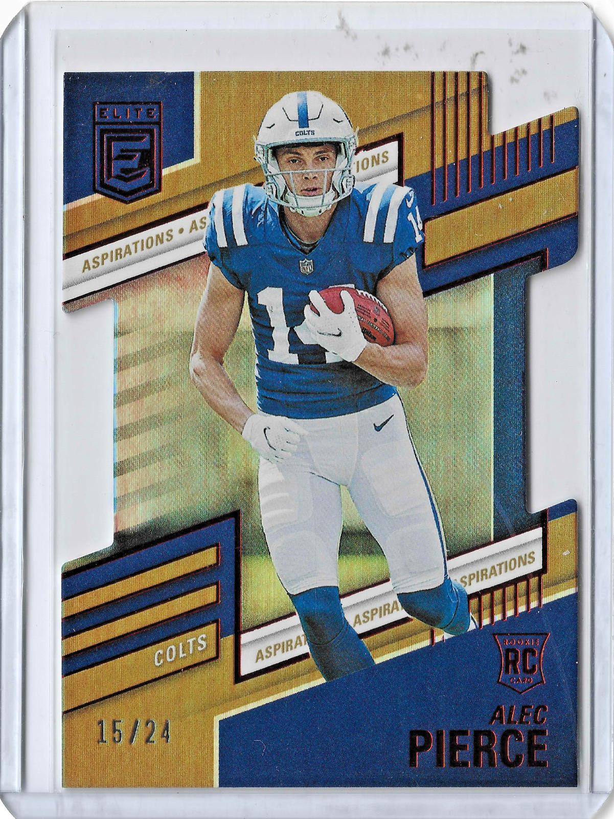 2022 Panini Donruss Elite Rookies Status Die-Cut /24 Alec Pierce #155