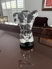 Studio Rosin Murano Glass Male Torso Art Figu...