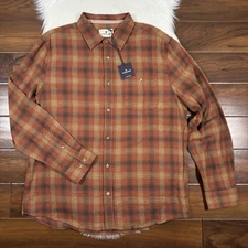 The Normal Brand Size XL Maple Glaze Plaid Hudson Brush Flannel Button Up Shirt