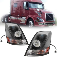 Headlight Assembly Compatible with 2004-2018 Volvo VNL VNM 2004-2015 Volvo VN...