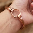 1 Pc Pure Copper Bangle, Unisex Cuff Bracelet, Healing Bangle Openable