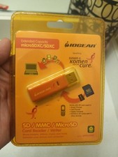 Iogear GFR204SDP Flash Card MicroSD/SD/MMC Reader/Writer USB NEW