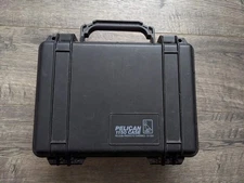 Pelican 1150 Watertight Sealed Protector Case SMALL Hard Plastic w/o Foam Black