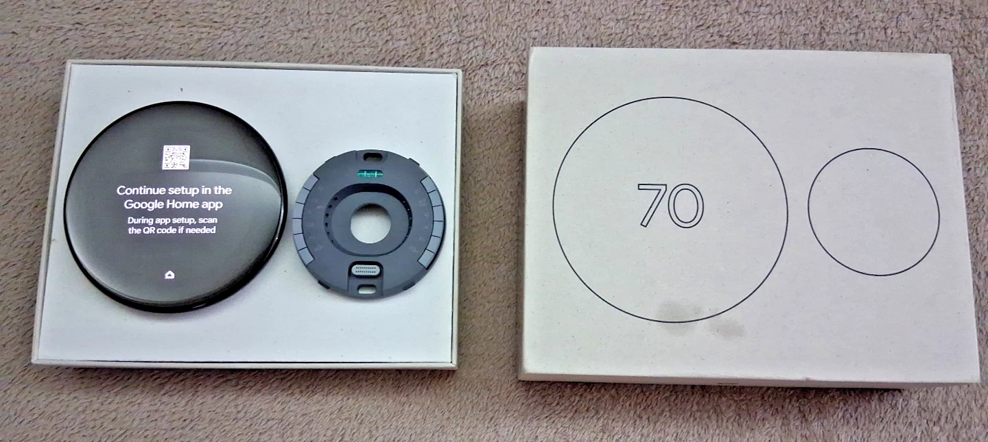 Google Nest Learning Thermostat 4th gen, Polished Obsidian, Great