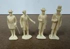 MARX Blue and Gray Playset Character Figure Lot Lincoln Grant Lee Davis