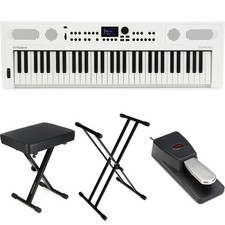 Roland GO:KEYS 5 Keyboard Essentials Bundle - White