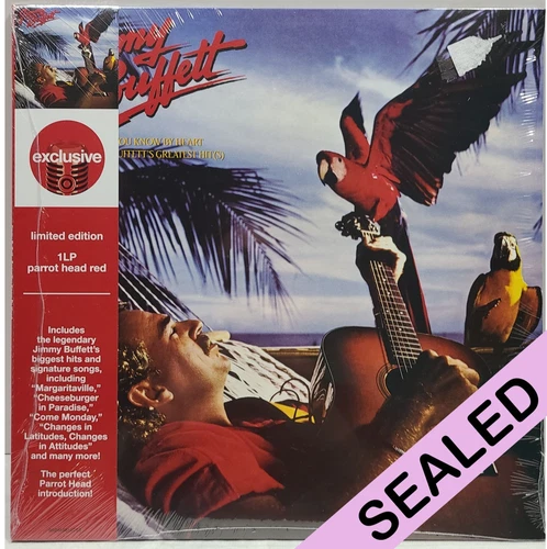 Jimmy Buffett Songs You Know By Heart Greatest Hits LP Red Vinyl Sealed New