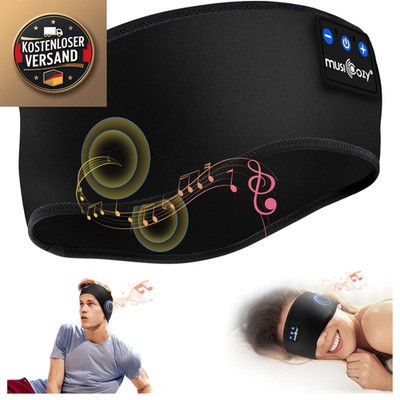 Musicozy Bluetooth Sleep Headphones 16 Std 33 Fuß Reichweite