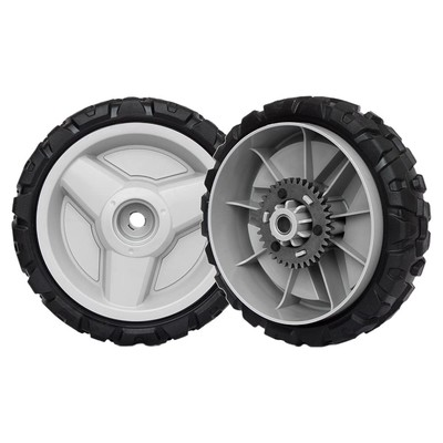 #ad #ad 2 Pack Lawn Mower Drive Wheels Replace Husqvarna 580365301 8 inch wheel $34.74