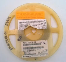 PANASONIC ECS-H1CY105R CAP TANT 1UF 20% 16V 1206 (LOT OF 673)