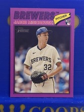 2026 Topps Heritage - Jacob Misiorowski #144 Purple Border (RC)