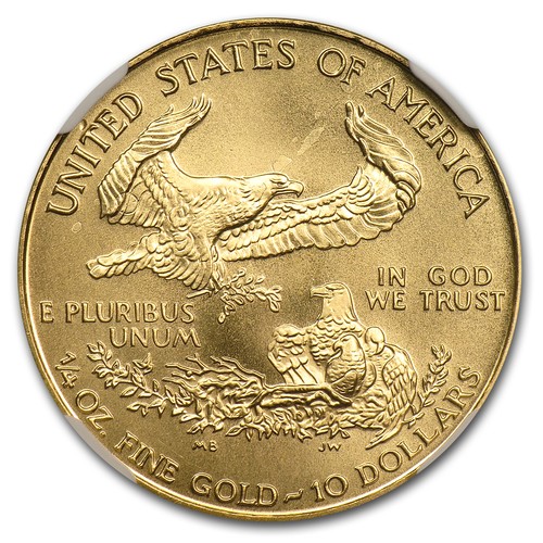 1999-W 1/4 oz American Gold Eagle MS-69 NGC (W Variety) - Picture 3 of 3